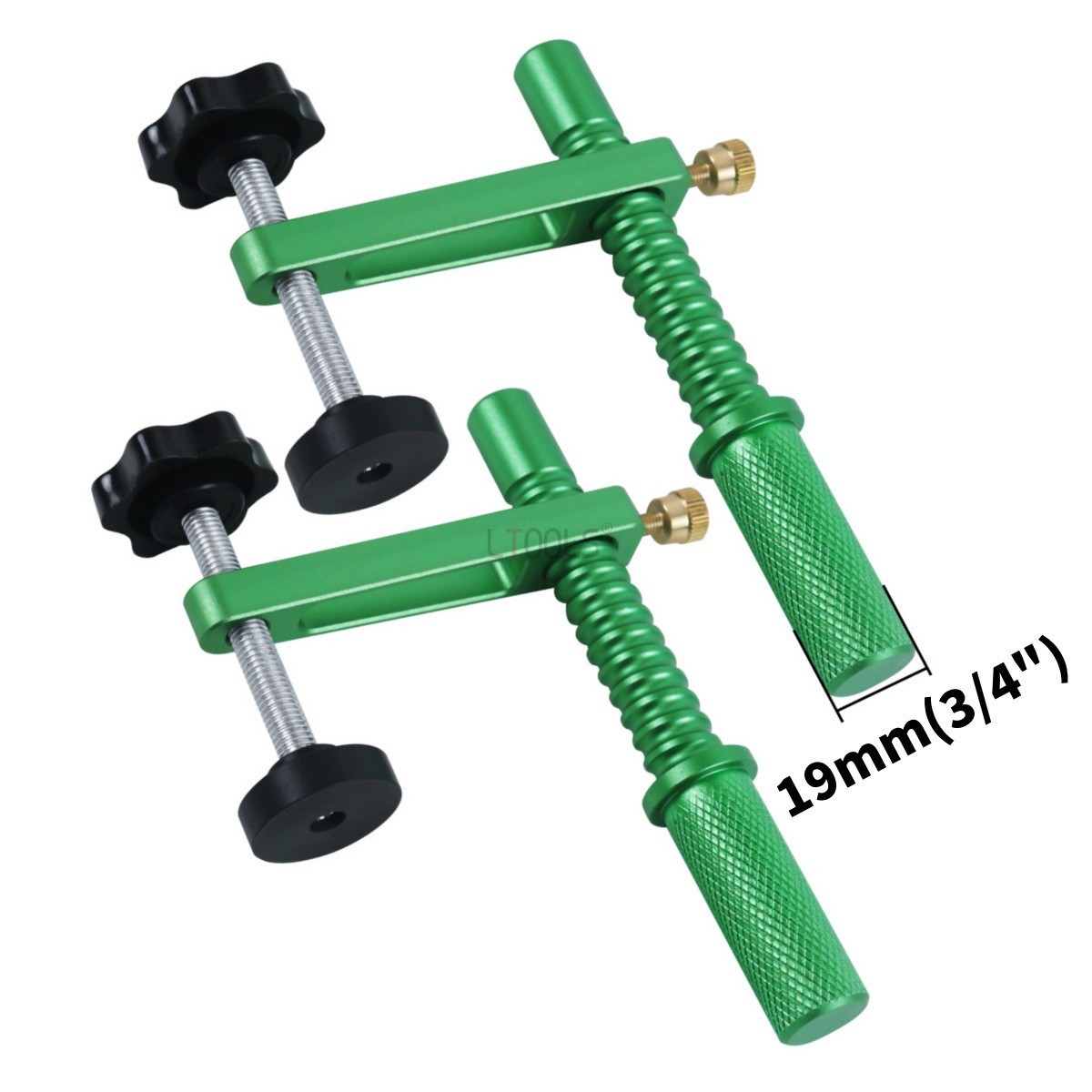 Bench Dog Hole - 2PCS 벤치 도그 클램프 19mm 알루미늄