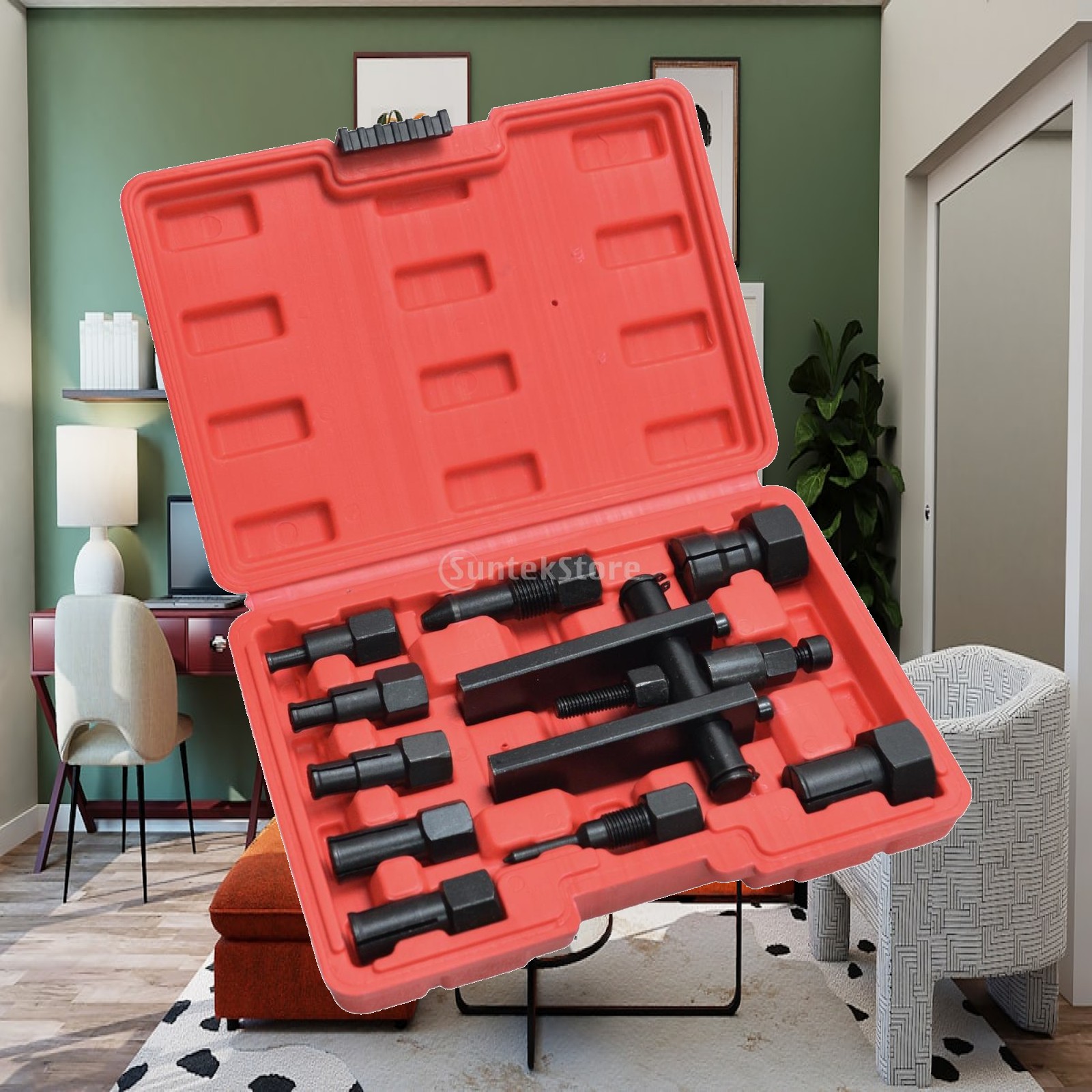 Workshop Tools Kit - 오토바이 베어링 풀러 교체 가능 휠
