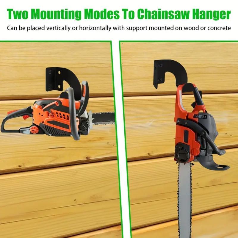 Workshop Tools Hanger - 1개 체인톱 벽걸이형 헤비듀티 체인톱 걸이