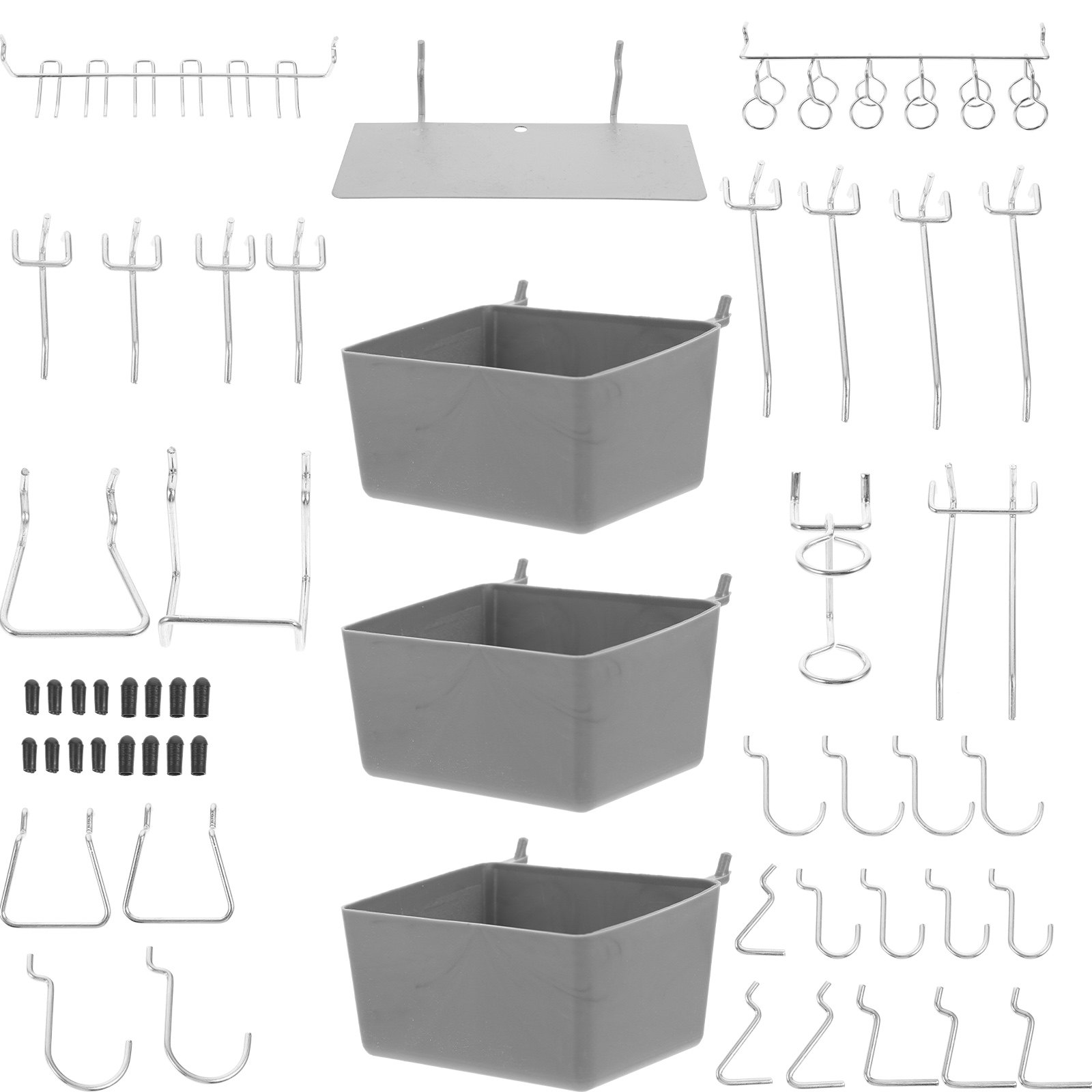 Workshop Tools Kit - 140개들이 페그보드 후크 정리 세트, 내구성이
