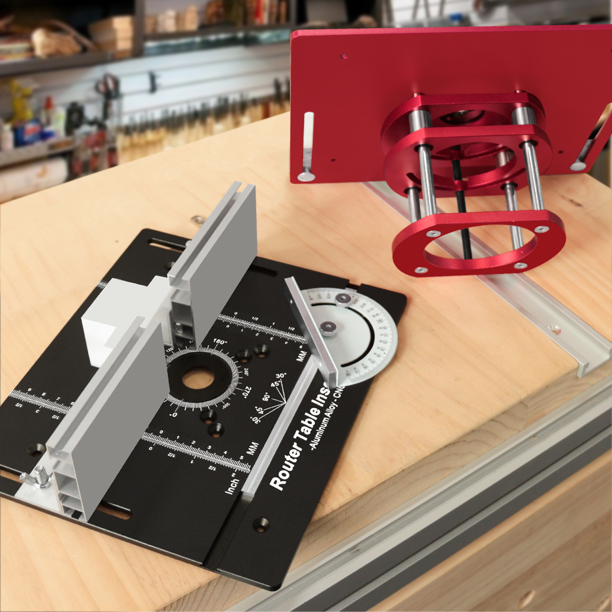 Router Table Insert - 새로운 라우터 테이블 인서트 플레이트(라우터 리프트
