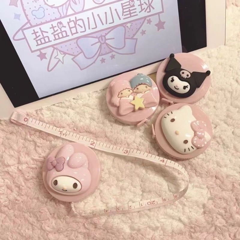 Workshop Tools Kit - 고양이 무늬가 있는 휴대용 줄자, 허리와