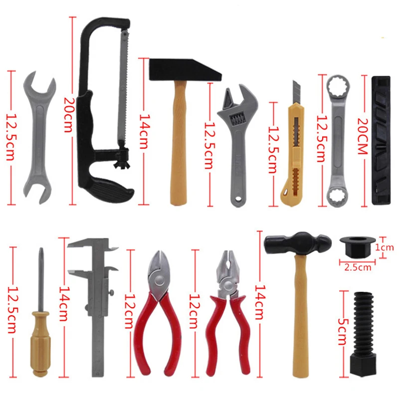 미니 수리 장난감 어린이 퍼즐 장난감 플라스틱 손 능력 - Workshop Tools Toy 리뷰 및 가격