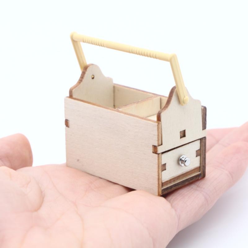 【BS】1/12 인형집 미니 나무 공구함 서랍이 있는  - Workshop Tools Toy 리뷰 및 가격