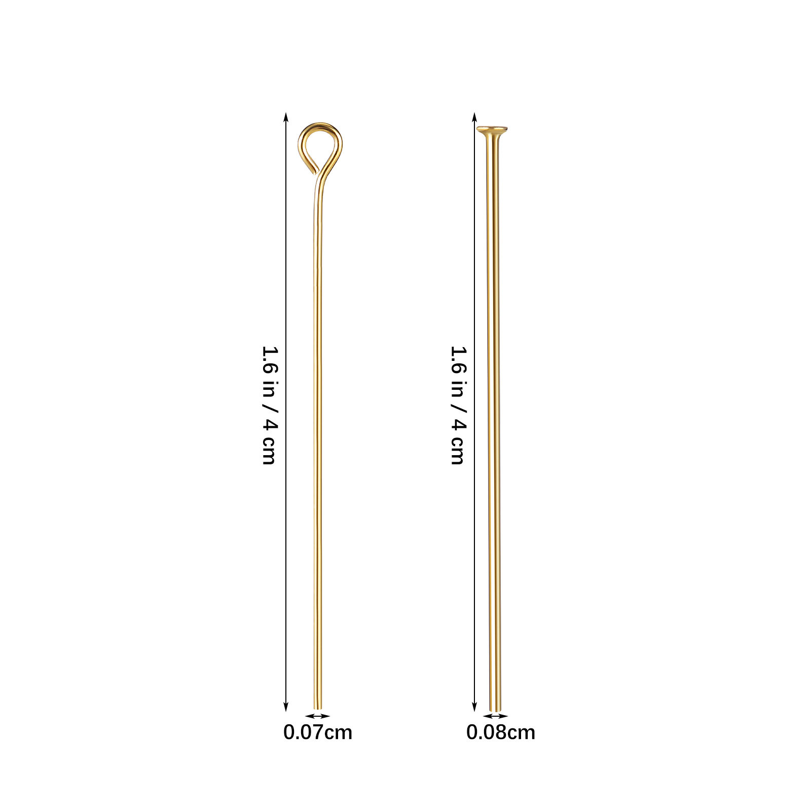 1세트 주얼리 제작 용품: 눈 모양 핀, 납작한 머리  - Tools Jewelry Making 리뷰 및 가격