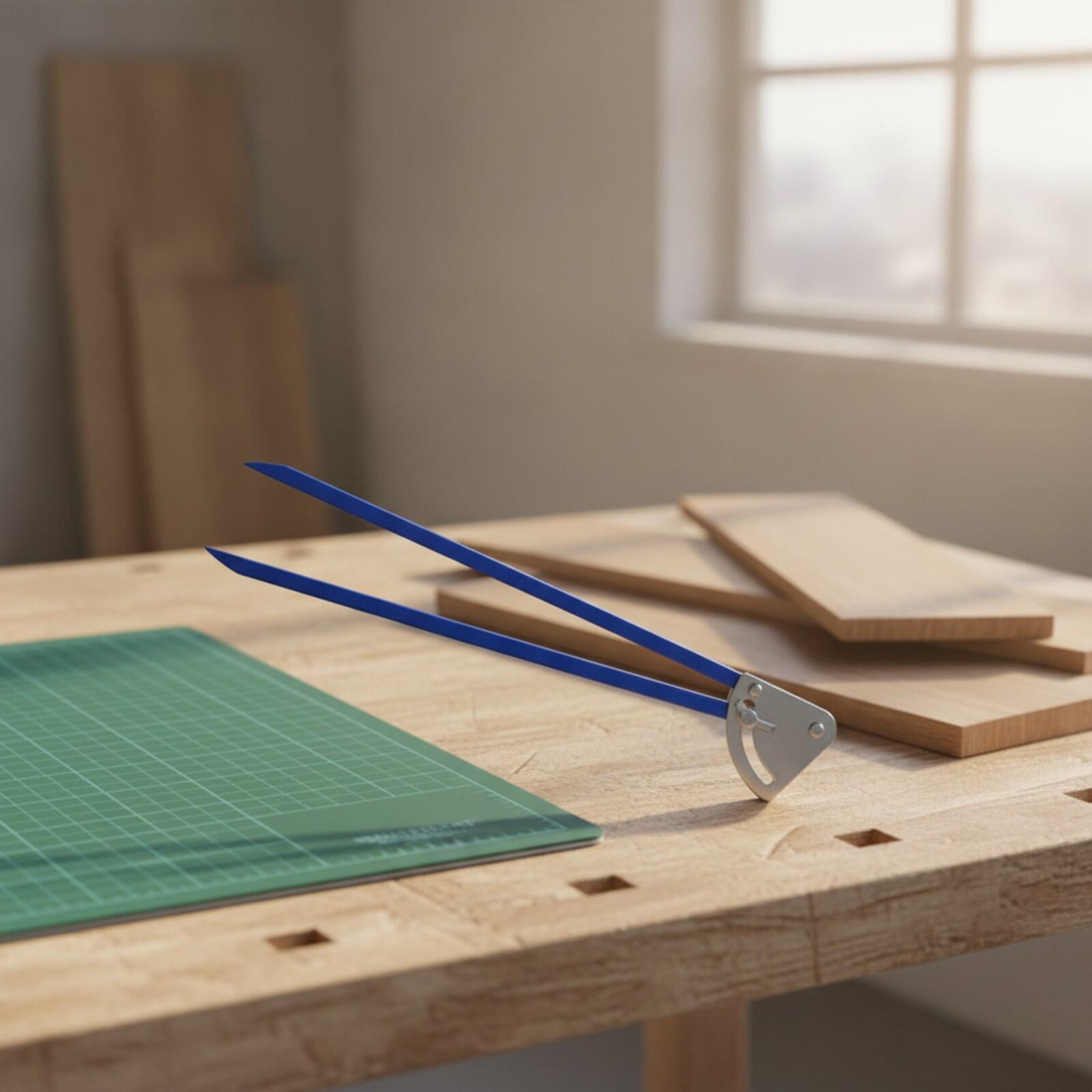 기계공용 원 그리기 컴퍼스, 조절 가능한 암과 블루 합 - Workshop Layout Tools 리뷰 및 가격