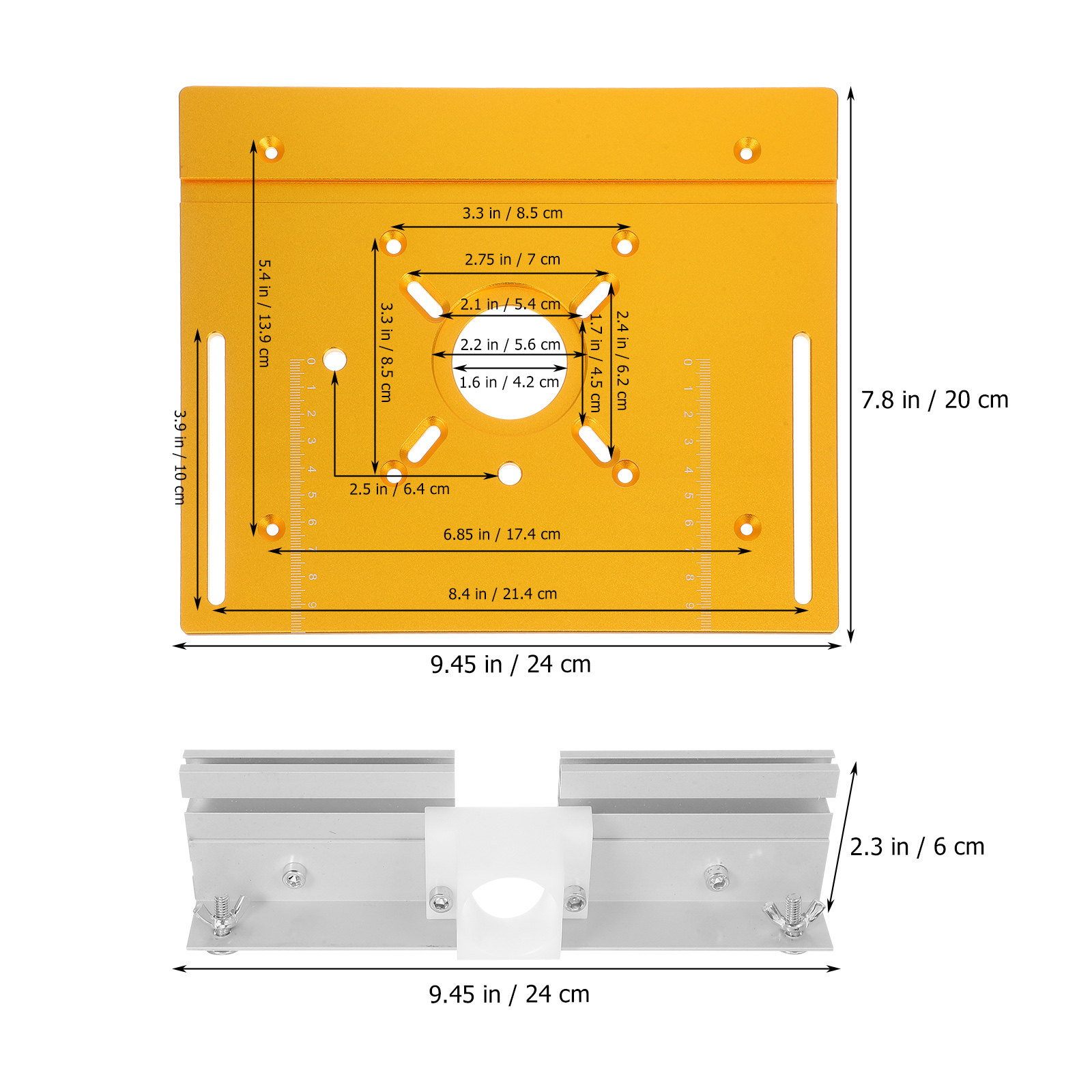 알루미늄 라우터 테이블 삽입판, 정밀 스케일, 내구성  - Router Table Insert 리뷰 및 가격