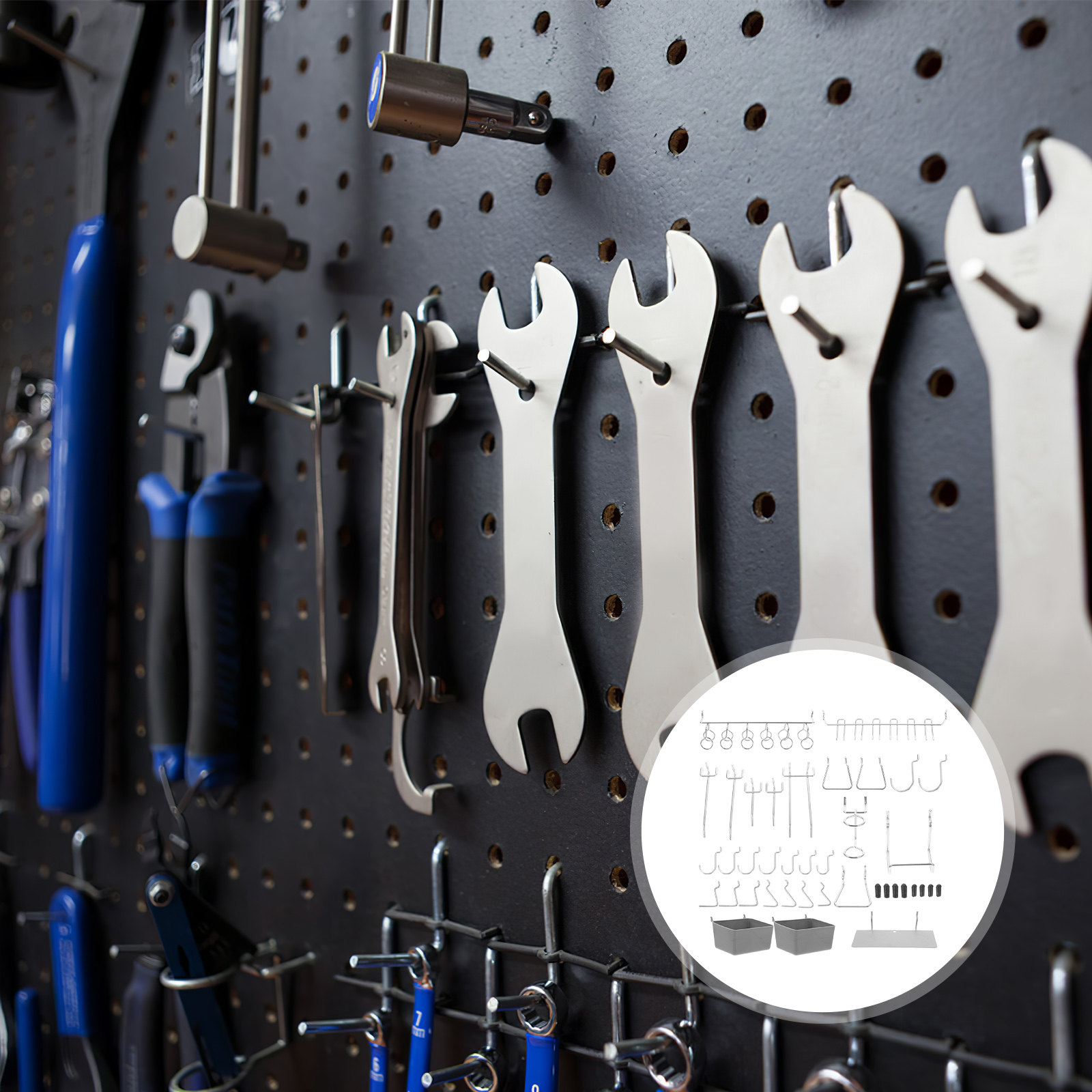 140개들이 페그보드 후크 정리 세트, 내구성이 뛰어난 - Workshop Tools Kit 리뷰 및 가격