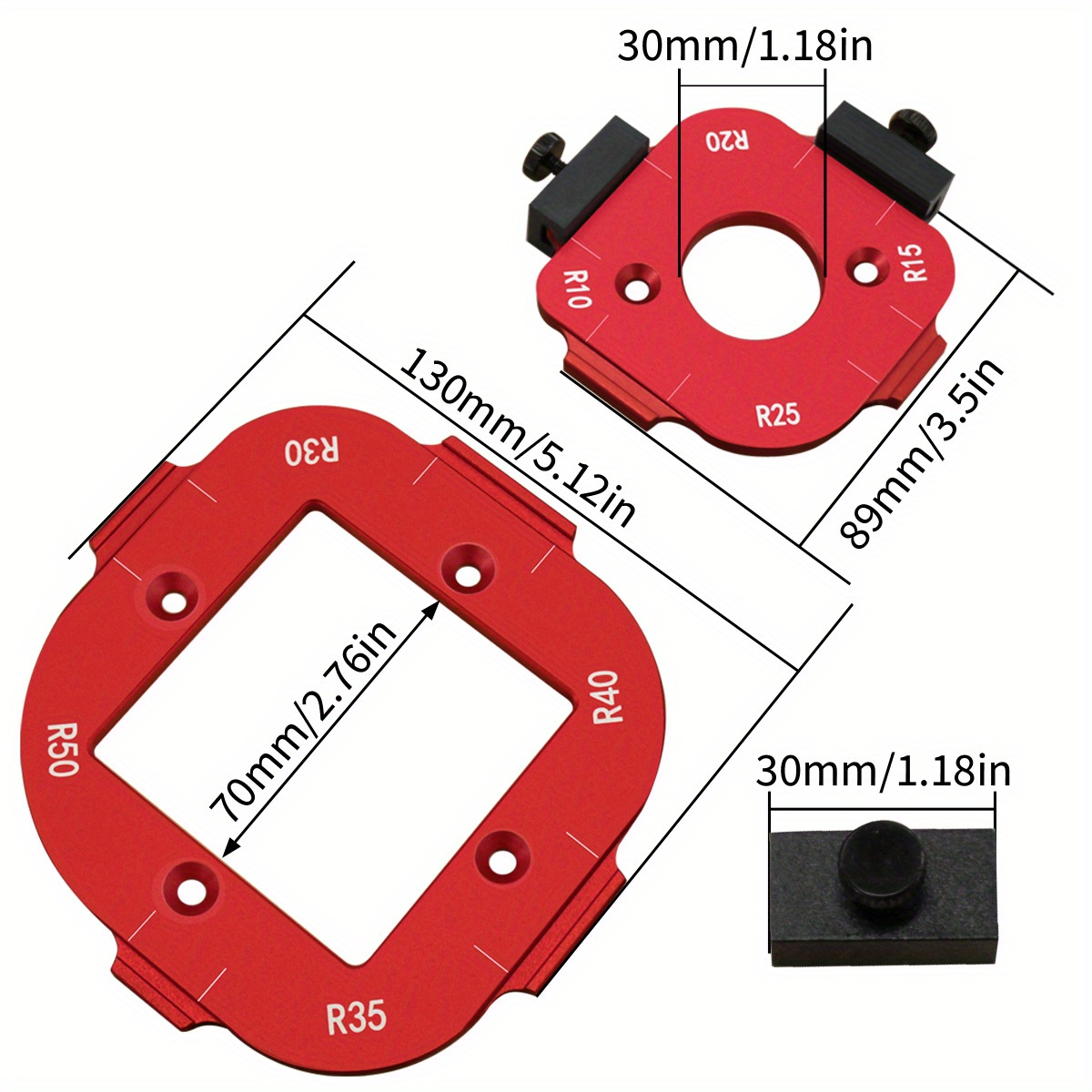 알루미늄 라운드 코너 라디우스 템플릿 세트 목공 라우터 - Router Table Insert 리뷰 및 가격