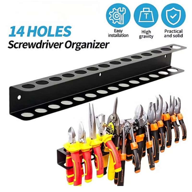 스틸 벽걸이 드라이버 렌치 홀더 드라이버 보관 랙 플라 - Workshop Tools Hanger 리뷰 및 가격