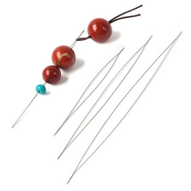 1/10개 오픈형 비즈 바늘 세트, DIY 비즈 바늘, - Tools Jewelry Making 리뷰 및 가격