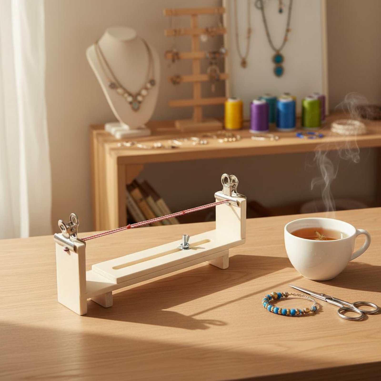 팔찌 땋기 도구 사용하기 쉬운 팔찌 제작 지그 실 엮기 - Tools Jewelry Making 리뷰 및 가격