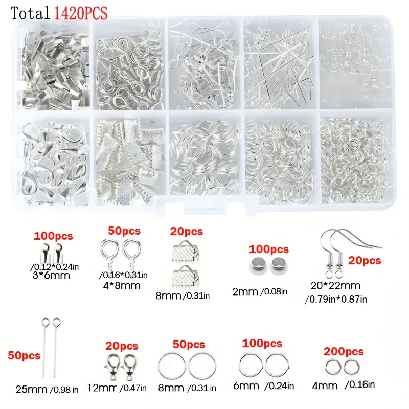 1420개 1박스 쥬얼리 부자재 세트 귀걸이 만들기 키 - Tools Jewelry Making 리뷰 및 가격